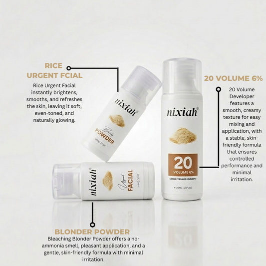Nixiah Gluta Rice Skin Polish  3in1 Kit