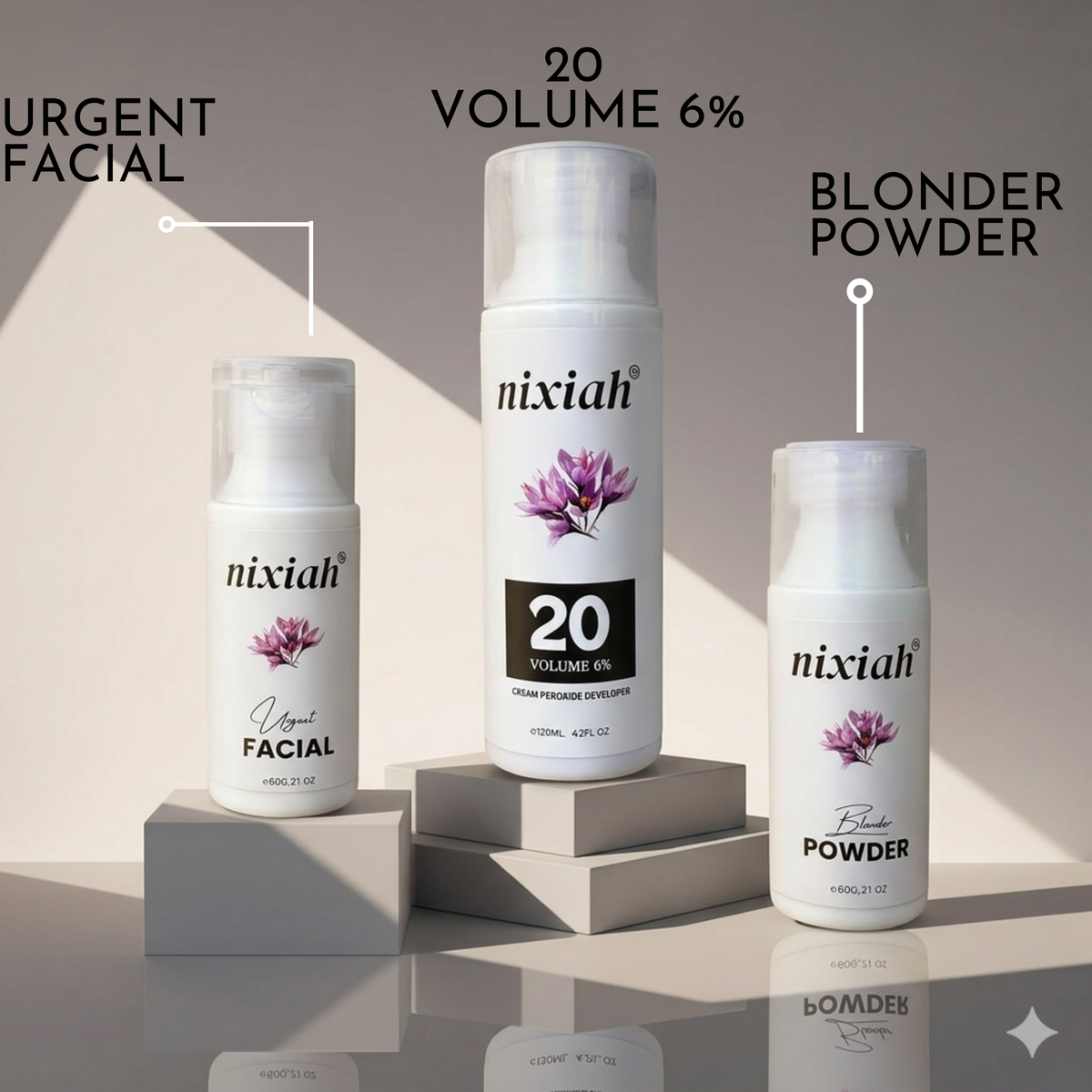Nixiah Skin Polish Saffron 3in1 Kit